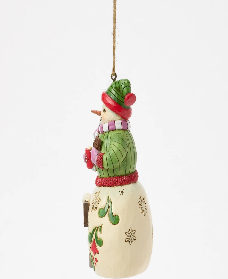 Jim Shore Hershey Snowman with Hershey Sign Ornament