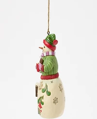 Jim Shore Hershey Snowman with Hershey Sign Ornament