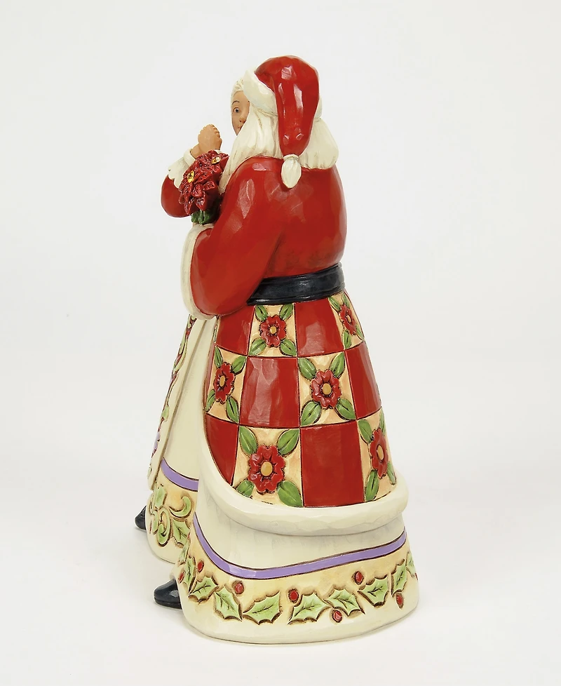 Jim Shore Santa and Mrs. Claus Figurine