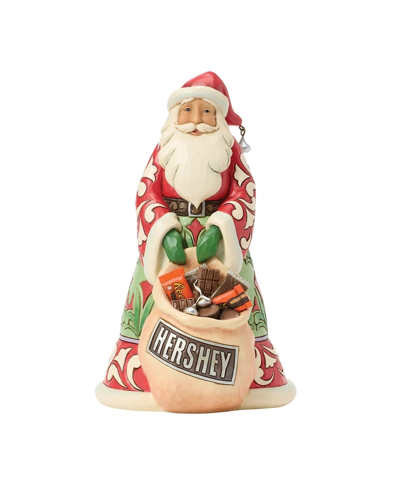 Jim Shore Hershey Santa with Bag of Candy