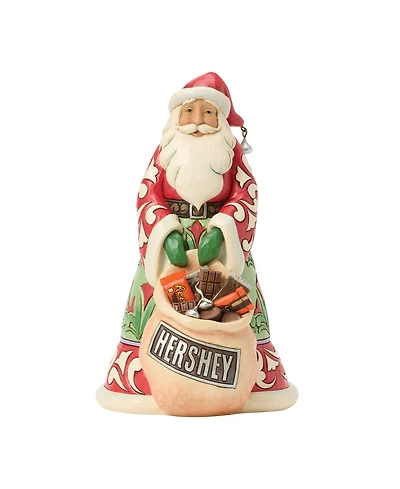 Jim Shore Hershey Santa with Bag of Candy