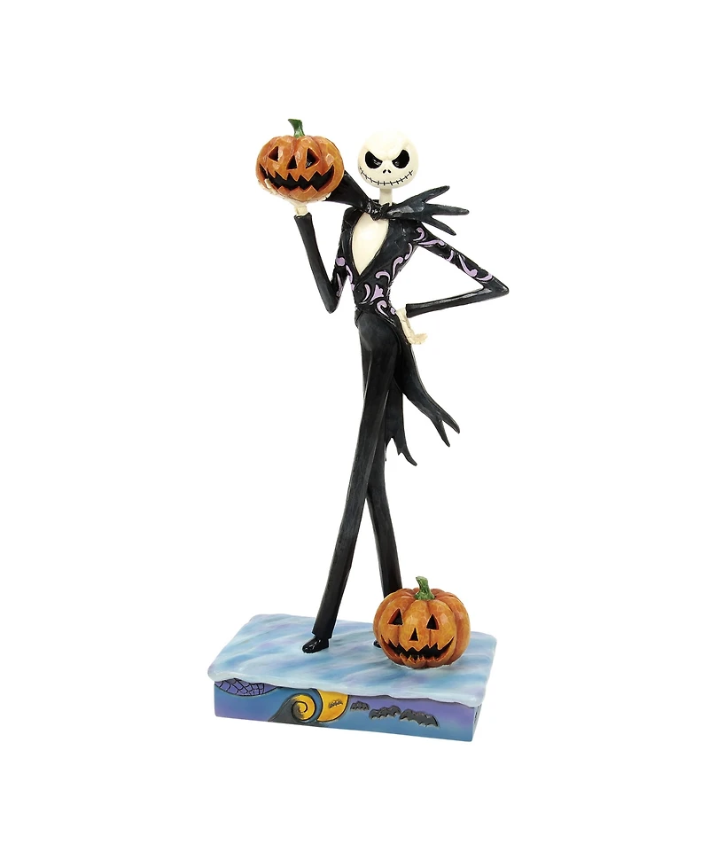 Jim Shore Disney Traditions Jack Holding Pumpkin