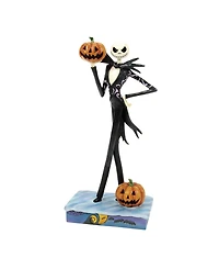 Jim Shore Disney Traditions Jack Holding Pumpkin