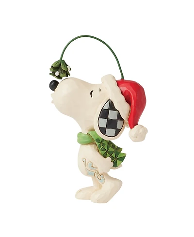 Jim Shore Snoopy Mistletoe Mini Figurine