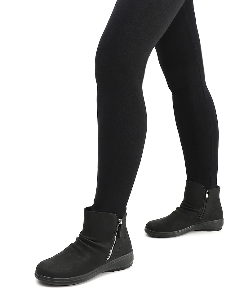 Easy Street Women's Lyra Zipper Ankle Boots