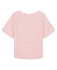 Calvin Klein Big Girls Fitted Baby Short Sleeve T-Shirt