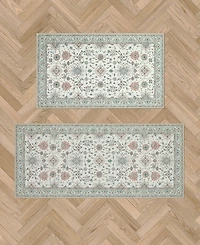 Laura Ashley Imagine Printed Chenille 2-Pc. Runner Rug Set