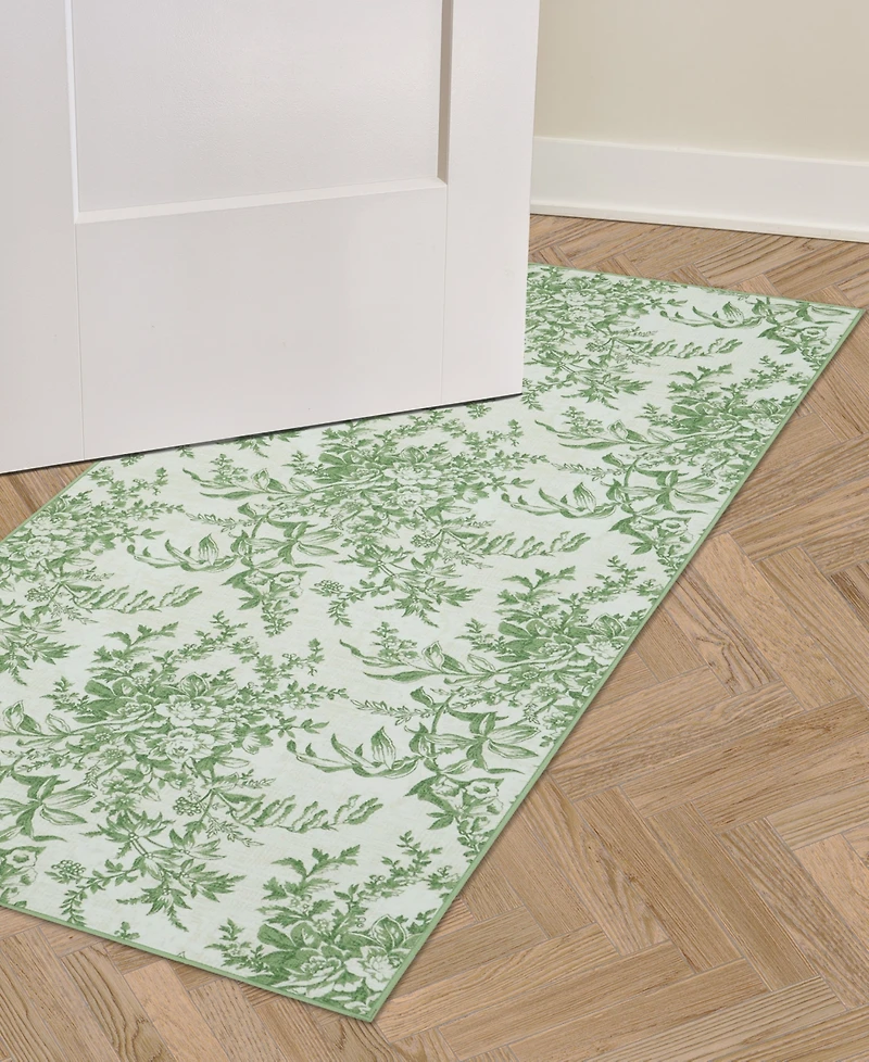 Laura Ashley Imagine Printed Chenille 2-Pc. Runner Rug Set