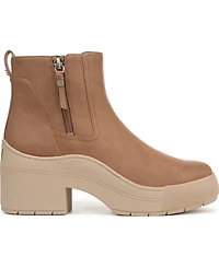 Dr. Scholl's Women's Time Off Up Zip Platform Short Boots