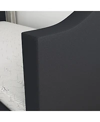 Boyd Sleep Messina Faux Leather Upholstered Daybed with Pull out trundle, Twin