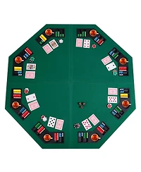 48 Inch 8 Players Octagon Fourfold Poker Table Top