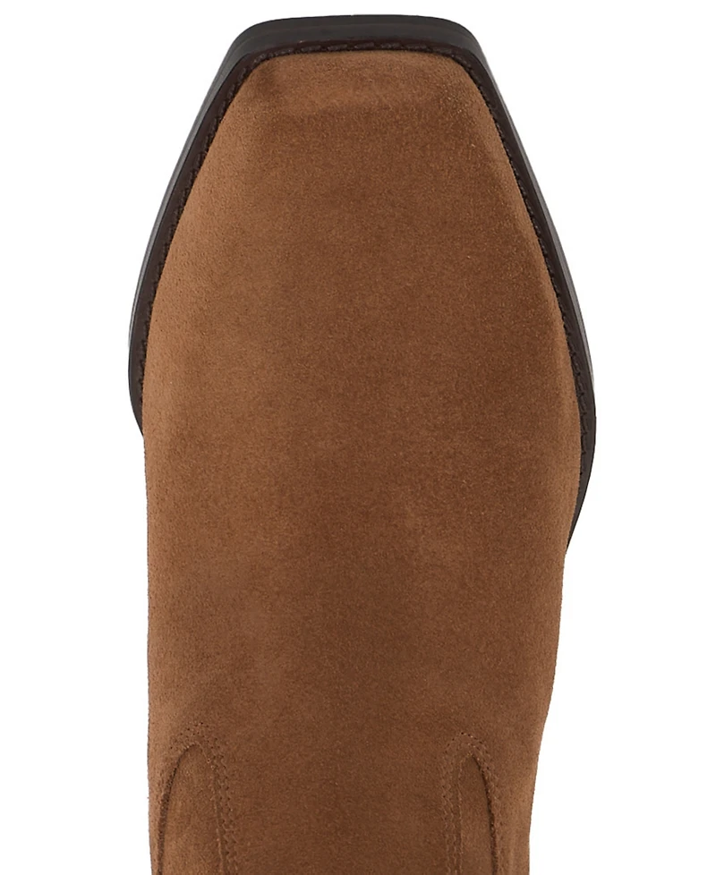 Vince Camuto Womens's Sangeti Snip-Toe Block-Heel Narrow-Calf Knee-High Boots