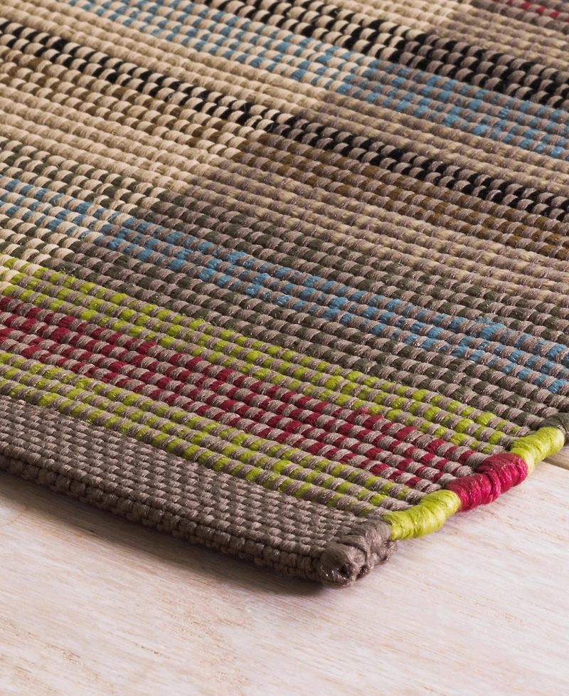Dash and Albert Rugs by Annie Selke Swedish Rag Indoor/Outdoor RDB223 6'x9' Area Rug