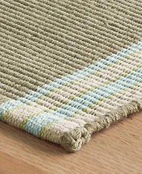 Dash and Albert Rugs by Annie Selke Stone Soup Cotton RDA019 6'x9' Area Rug