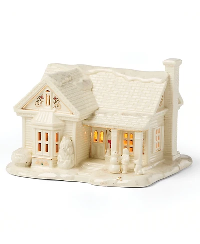 New For 2025! Lenox Mistletoe Park Lit House & Mini Figurines