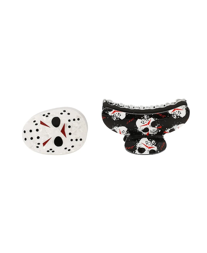 Friday The 13th Jason Mask 2-Piece Hair Clip Set