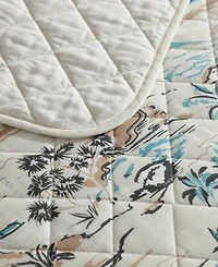 Eddie Bauer Alani Island Conversation Cotton Reversible -Pc. Quilt Set