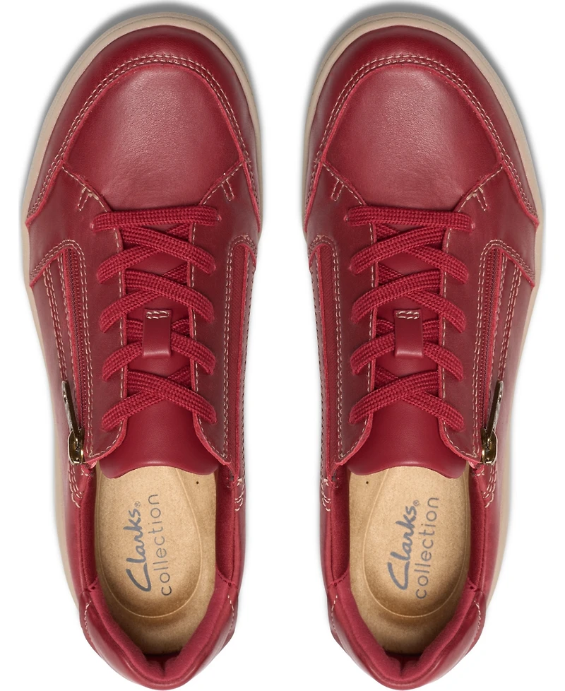 Clarks Women's Bryianne Bayla Round Toe Sneakers