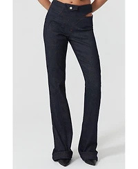 Jendue Women's Davidson Cut Out Wide Leg Pants
