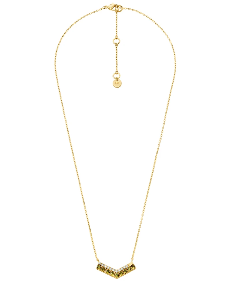 Michael Kors Gold-Tone Pendant Necklace