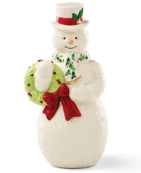 Lenox 2025 Snowman with Wreath Figurine