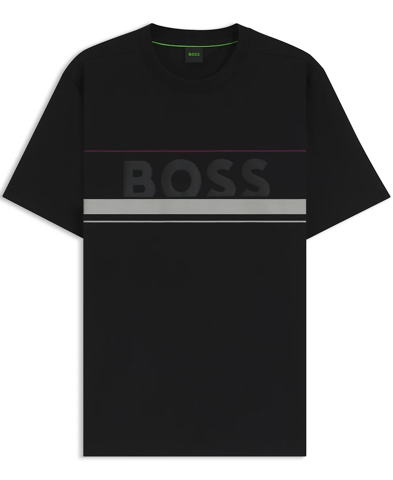 Boss by Hugo Men's Cotton-Jersey Logo T-Shirt