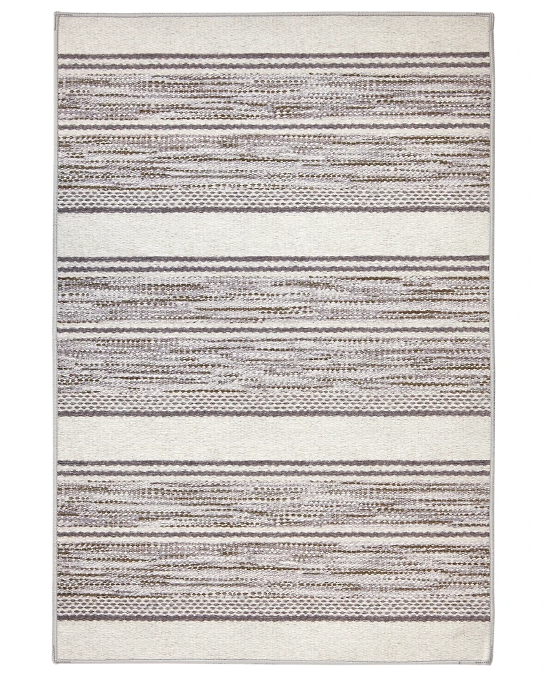 Dash and Albert Rugs by Annie Selke Ellington Stripe Machine Washable DA2340 5'x8' Area Rug
