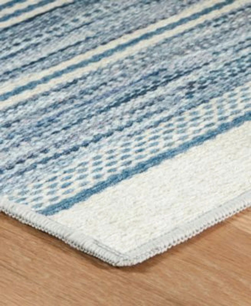 Dash Albert Rugs By Annie Selke Ellington Stripe Machine Washable Da2339 Rug Collection