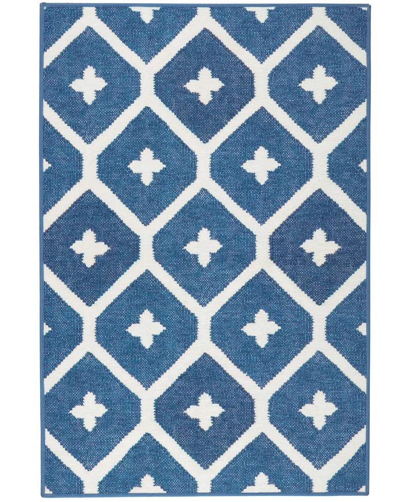 Dash and Albert Rugs by Annie Selke Elizabeth Machine Washable DA2171 4'x6' Area Rug