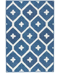 Dash and Albert Rugs by Annie Selke Elizabeth Machine Washable DA2171 4'x6' Area Rug
