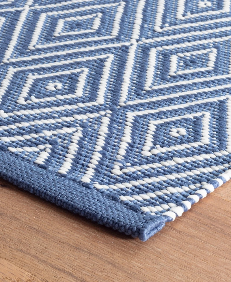 Dash and Albert Rugs by Annie Selke Diamond Indoor/Outdoor RDB098 8'x10' Area Rug