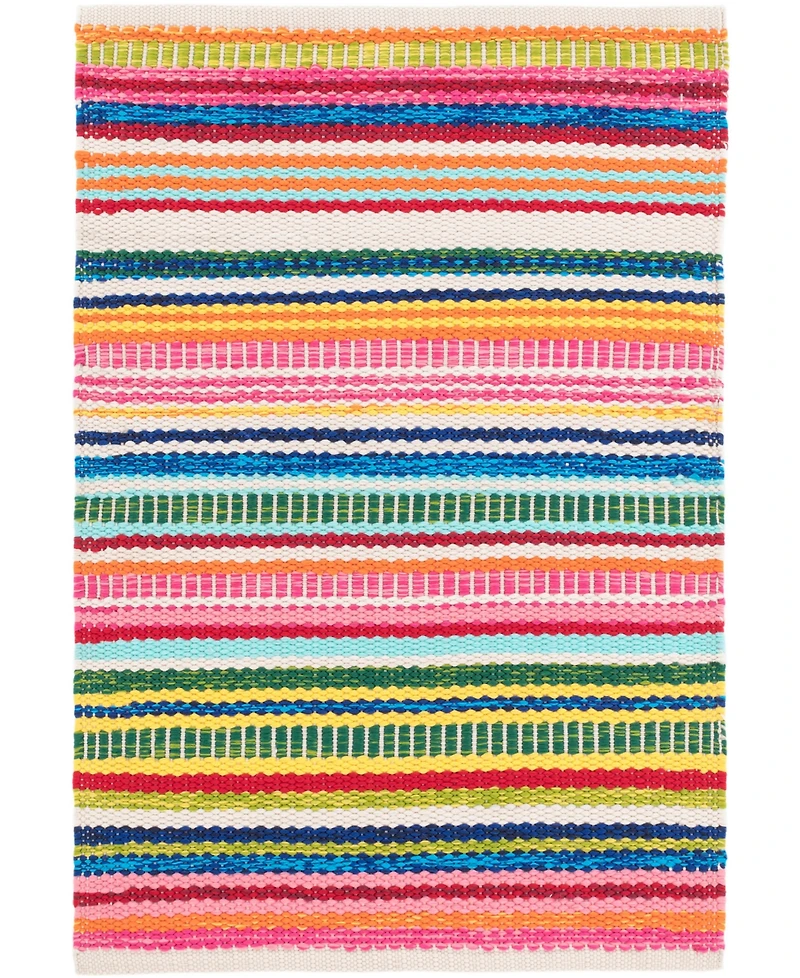 Dash and Albert Rugs by Annie Selke Bright Stripe Indoor/Outdoor DA1087 8'x10' Area Rug
