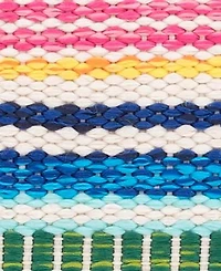 Dash and Albert Rugs by Annie Selke Bright Stripe Indoor/Outdoor DA1087 4'x6' Area Rug