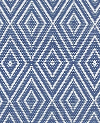 Dash and Albert Rugs by Annie Selke Diamond Indoor/Outdoor RDB098 2'6''x12' Runner Area Rug