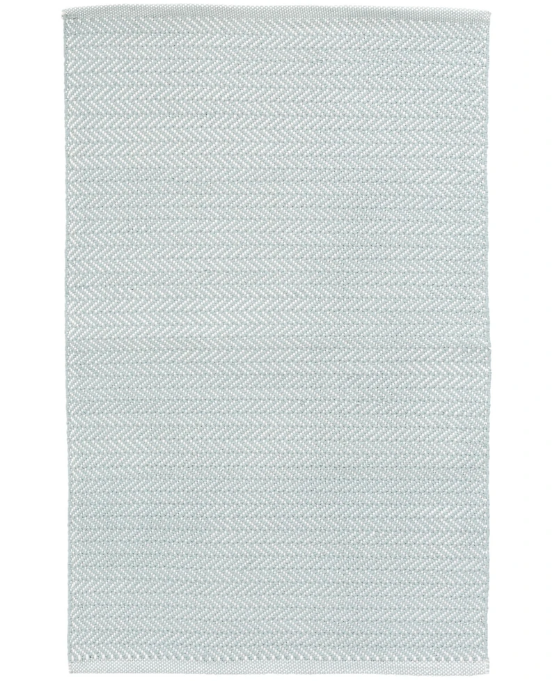 Dash and Albert Rugs by Annie Selke Herringbone Indoor/Outdoor DA392 2'6''x12' Runner Area Rug