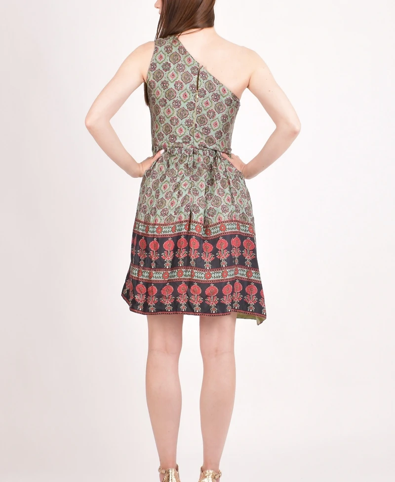 Raas Women's One Shoulder Mini Dress