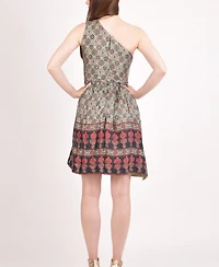 Raas Women's One Shoulder Mini Dress