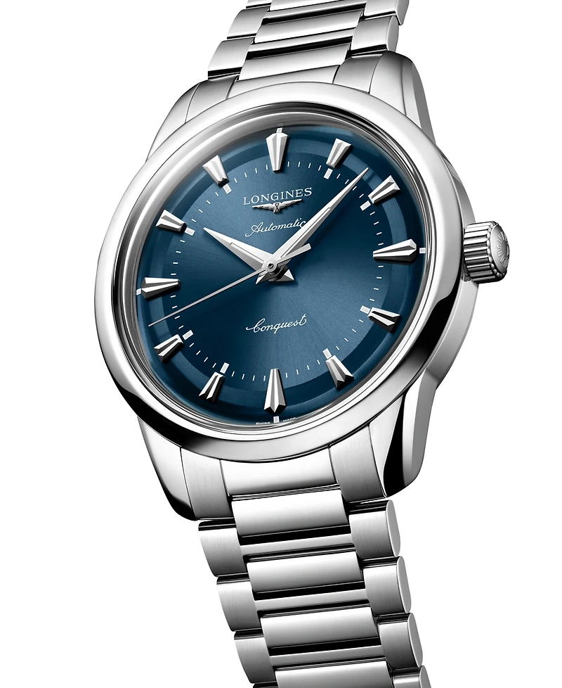Longines Men's Conquest Heritage Automatic Stainless Steel Watch 38mm