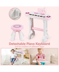 Mecale 37-key Kids Electronic Piano Keyboard Playset