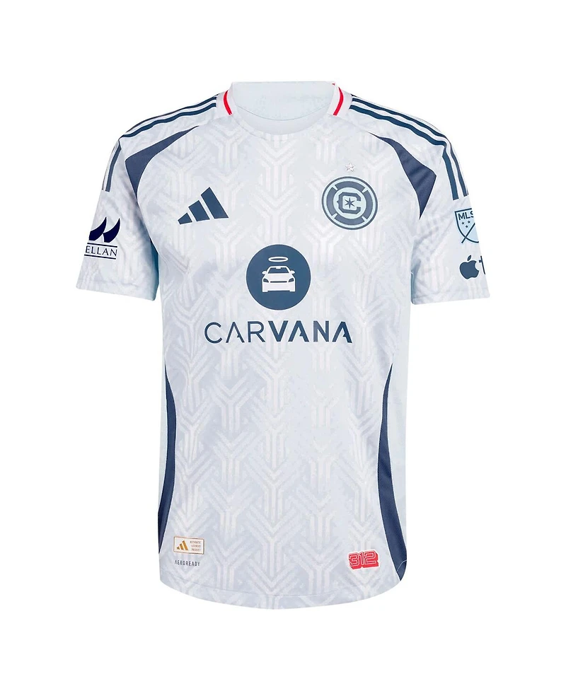 Adidas Men's Jonathan Bamba Light Blue Chicago Fire 2025 The Municipal Kit Authentic Player Jersey