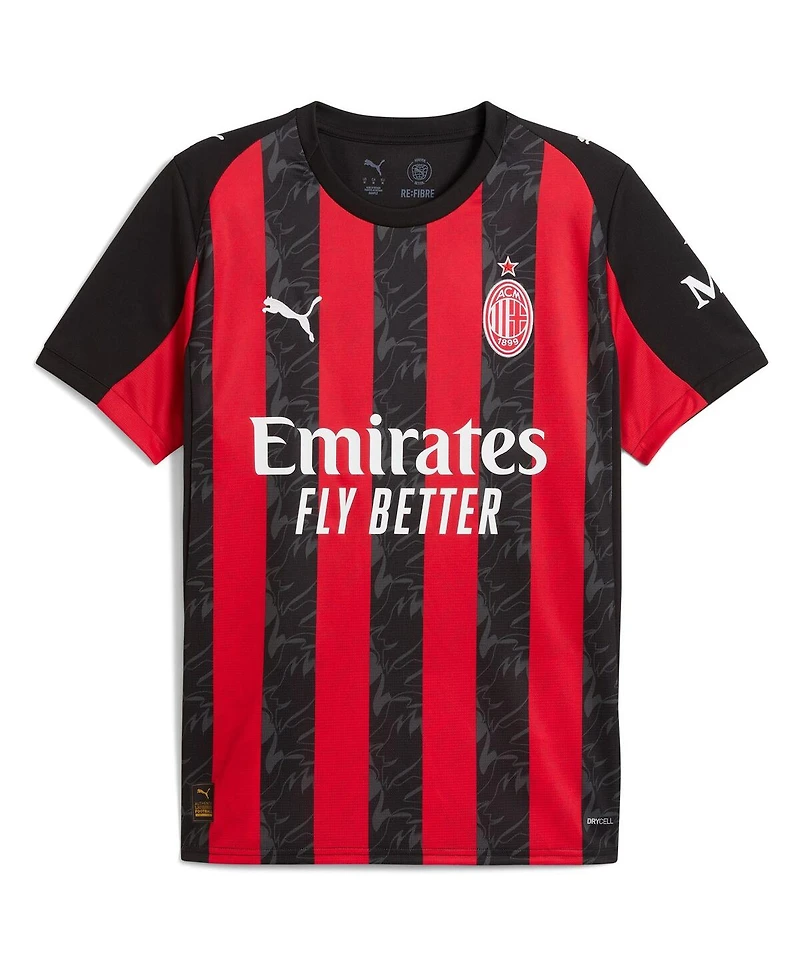 Puma Men's Rafael Leao Red Ac Milan 2025/26 Home Replica Player Jersey
