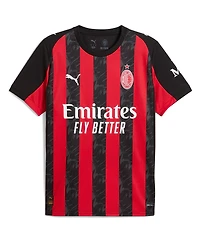 Puma Men's Rafael Leao Red Ac Milan 2025/26 Home Replica Player Jersey