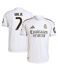Adidas Men's Vini Jr. White Real Madrid 2025/26 Home Authentic Jersey