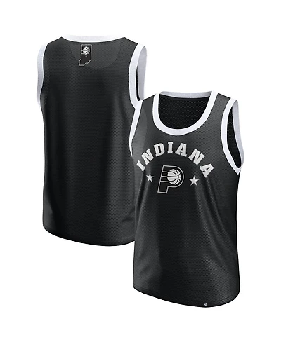 Fanatics Men's Black Indiana Pacers Mesh Tank Top