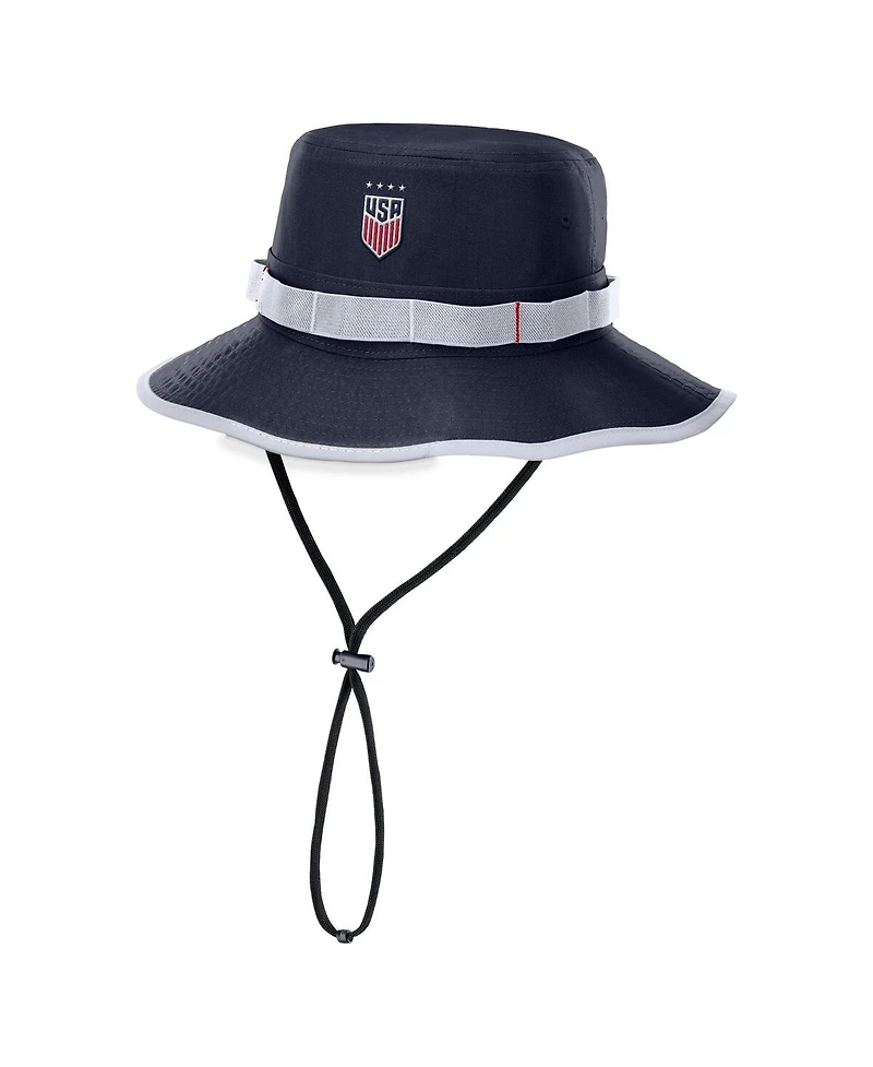 Nike Men's and Women's Navy Uswnt Apex Boonie Performance Bucket Hat