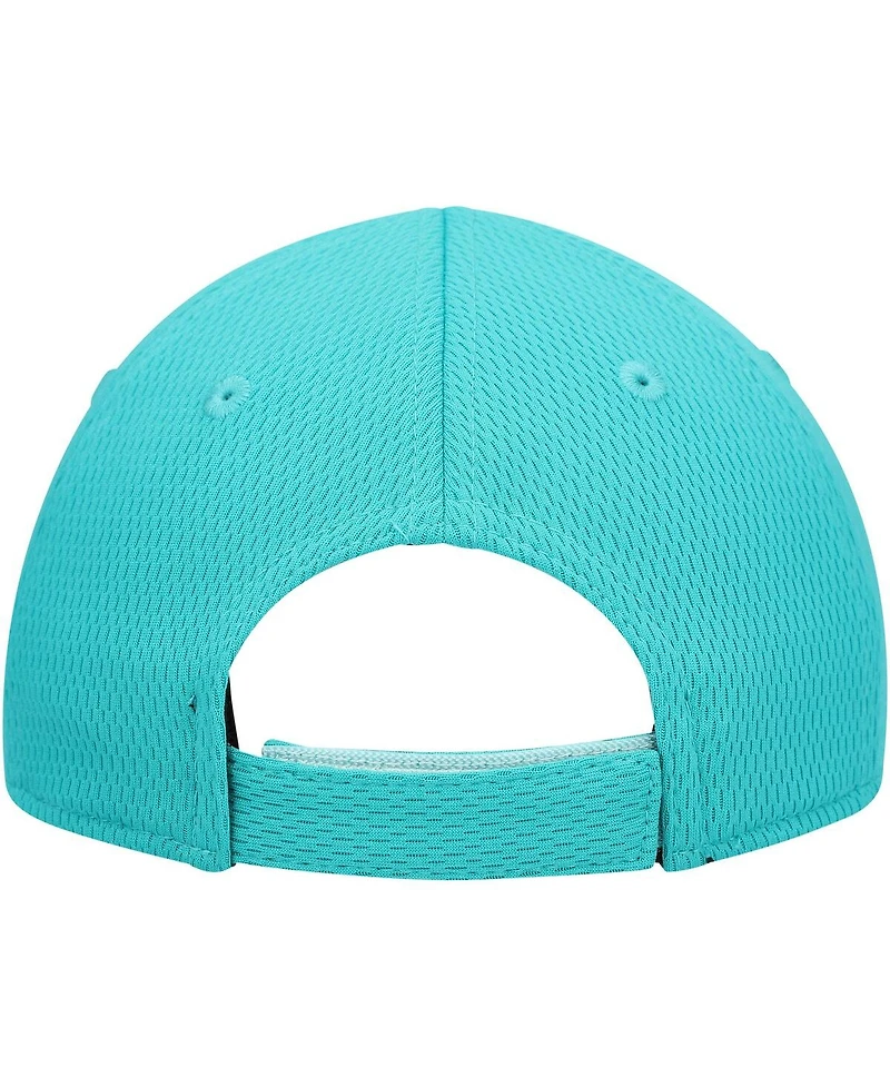 New Era Toddler Aqua Miami Dolphins Main 9FORTY Adjustable Hat