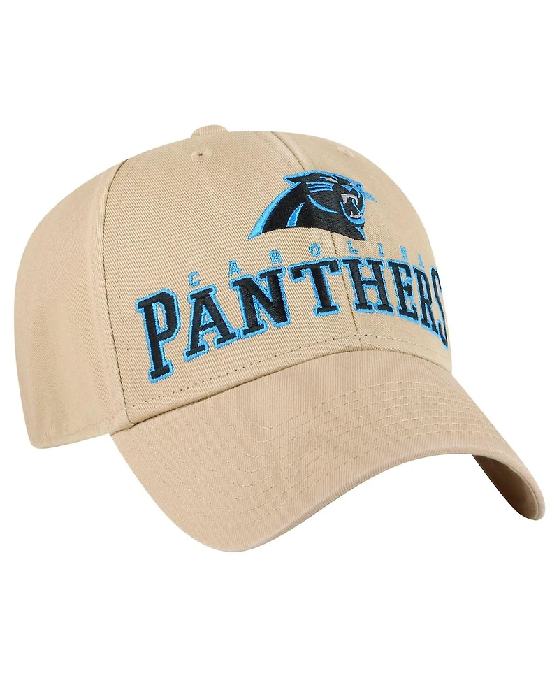 '47 Brand Men's Khaki Carolina Panthers Powell Mvp Adjustable Hat
