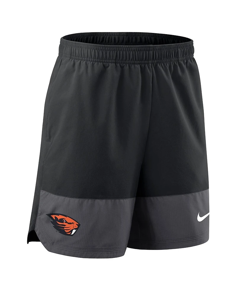 Nike Men's Black Oregon State Beavers 2025 Sideline Performance Shorts