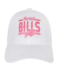Outerstuff Big Girls Buffalo Bills All White Structured Adjustable Hat