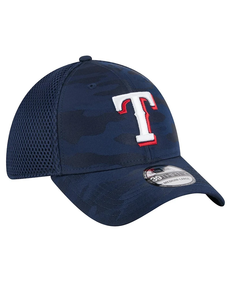 New Era Big Boys and Girls Royal Texas Rangers Camo 39THIRTY Flex Hat